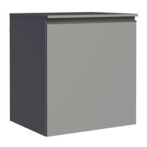 Balcão 60 Cm 1 Porta Suspenso Cinza Nice Madesa Cinza