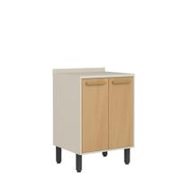 Balcão 60cm com Tampo 2 Portas Bossa Nova Bertolini