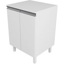 Balcão 60cm Com Tampo Para Cozinha E Lavanderia em MDF Entregue Montado Gabinete Multiuso Para Área De Serviço Ou Banheiro Balcão Modulado