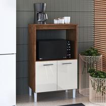 Balcão 65cm Multiuso Forno e Microondas 2 Portas Cozinha