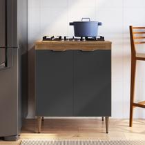 Balcão 70cm 2 Portas Espaço Cooktop 4 Bocas Veneza