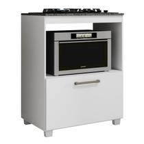 Balcão 75cm para cooktop 4 e 5 bocas multiuso cozinha Branco Balcão 75cm para cooktop 4 e 5 bocas multiuso cozinha Branco