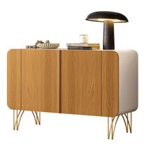 Balcão Aparador Buffet 2 Portas Pé Metal Benvy H01 Cinamomo/Off - Mpozenato