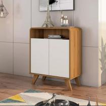 Balcão aparador buffet eccos 2 portas nature off white