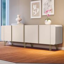 Balcão Aparador Buffet Saluti Off White - HB Móveis Balcão Aparador Buffet Saluti Off White - HB Móveis
