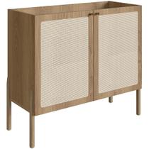 Balcão Aparador Cantinho Do Café Pés Madeira Moss A03 Hanover Roble