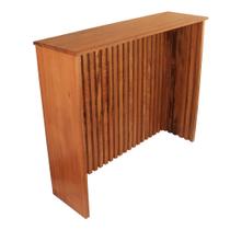 Balcão Aparador Painel Ripado 1,2m - Madeira Maciça Balcão Aparador Painel Ripado 1,2m - Madeira Maciça