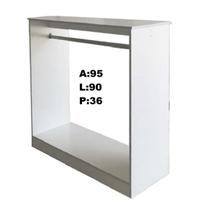 Balcão Arara Ilha Cabideiro 100% Mdp (loja,roupas,closet)