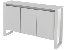 Balcão Armário Aparador 3 portas para Escritório Tecno Branco Balcão Armário Aparador 3 portas para Escritório Tecno Branco