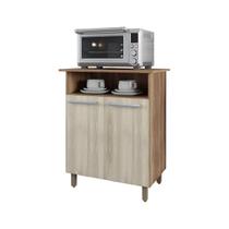 Balcão Armário Auxiliar Multiuso Compacto Organizador Resistente Funcional Moderno Casa Cozinha Ambiente Decorativo Versátil