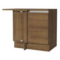 Balcão Armário de Cozinha de Canto 1 Porta Rustic Glamy Madesa Balcão Armário de Cozinha de Canto 1 Porta Rustic Glamy Madesa