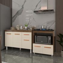Balcão Armário Gabinete Aline 118 cm Savana Off White com Tampo Savana e Balcão Evelyn Cooktop 5 Bocas Savana Off White Balcão Armário Gabinete Aline 118 cm Savana Off White com Tampo Savana e Balcão Evelyn Cooktop 5 Bocas Savana Off White