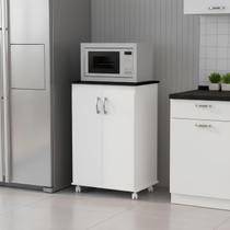Balcão Armário Microondas Multiuso 2 Portas Para Cozinha