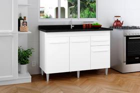 Balcão Armário ou Gabinete CA Para Pia de Cozinha 1.20m Cor Branco