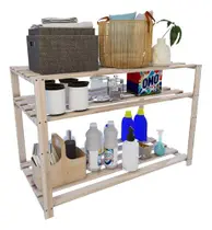 Balcão Armário Para Área De Serviço Multiuso Sem Rodinhas