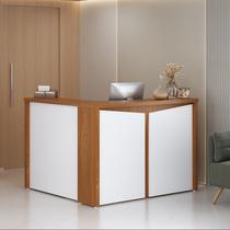 Balcão artany atendimento - y37 - freijó/branco 6308 Balcão artany atendimento - y37 - freijó/branco 6308