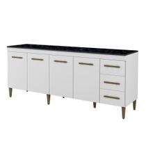 Balcão Atenas 4 Portas e 3 Gavetas Kaiki Moveis