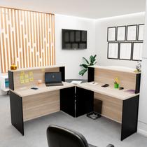 Balcão Atendimento De Canto Em L Recepção Consultório 120x60cm Balcão Atendimento De Canto Em L Recepção Consultório 120x60cm