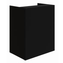 Balcão Atendimento Recepção 120 cm Preto Web Office Balcão Atendimento Recepção 120 cm Preto Web Office