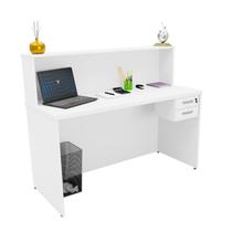 Balcão Atendimento Recepção Consultório 1200x600 C/Gaveteiro Balcão Atendimento Recepção Consultório 1200x600 C/Gaveteiro