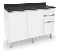 Balcão batrol top class 1,20 2p 3gav branco