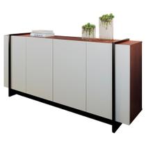 Balcao Buffet 160 Cm Copacabana Preto Off White Nogueira Real Colibri