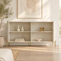 Balcão Buffet 180cm Porta Lisa Estrutura 100% Mdf Bend