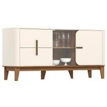 Balcao Buffet 2 Portas 2 Gavetas 165 Cm Rael Nature Henn Balcao Buffet 2 Portas 2 Gavetas 165 Cm Rael Nature Henn