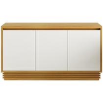 Balcao Buffet 3 Portas 160 Cm Bb2610 Natural Off White Balcao Buffet 3 Portas 160 Cm Bb2610 Natural Off White