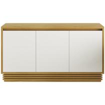 Balcao Buffet 3 Portas 160 cm BB2610 Natural Off White Tecno Mobili Balcao Buffet 3 Portas 160 cm BB2610 Natural Off White Tecno Mobili