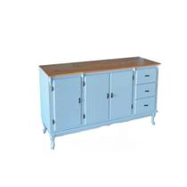 Balcão Buffet 3 Portas + 3 Gavetas Pés Luiz XV- Tommy Design Balcão Buffet 3 Portas + 3 Gavetas Pés Luiz XV- Tommy Design