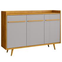 Balcão Buffet 3 Portas Quartzo 135 Cm Bechara Cinamomo Off White Balcão Buffet 3 Portas Quartzo 135 Cm Bechara Cinamomo Off White