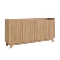 Balcão Buffet 4 Portas 200cm John - Natural Balcão Buffet 4 Portas 200cm John - Natural