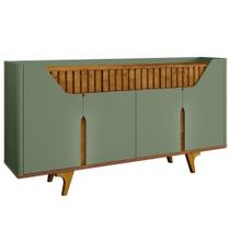 Balcão Buffet 4 Portas Danubio 180 Cm Bechara Pistache Naturalle