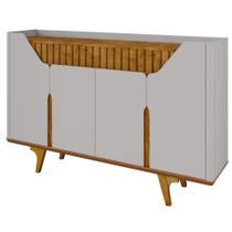 Balcão Buffet 4 Portas Tamisa 160 Cm Bechara Off White Cinamomo Balcão Buffet 4 Portas Tamisa 160 Cm Bechara Off White Cinamomo