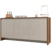 Balcao Buffet 50523 3 Portas 160cm Cedro Off White DCASA Balcao Buffet 50523 3 Portas 160cm Cedro Off White DCASA
