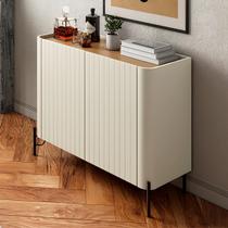 Balcão Buffet 98,5cm p/ Sala Porta Brise 100% MDF Pés Metal