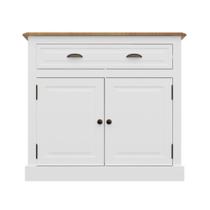 Balcão Buffet Aparador 2 Portas 1 Gaveta Branco Farm House Balcão Buffet Aparador 2 Portas 1 Gaveta Branco Farm House