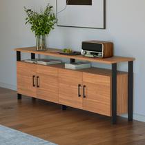 Balcão Buffet/Aparador 4 Portas 100% MDF 180cm Industrial F45 Pradel Móveis Balcão Buffet/Aparador 4 Portas 100% MDF 180cm Industrial F45 Pradel Móveis