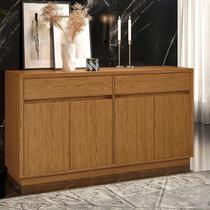 Balcão Buffet Aparador de 150cm para Sala de Jantar 4 Portas 2 Gavetas Ana