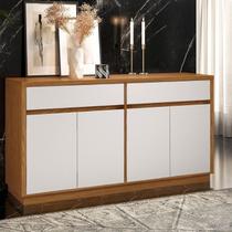 Balcão Buffet Aparador de 150cm para Sala de Jantar 4 Portas 2 Gavetas Ana
