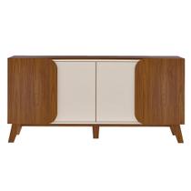 Balcão Buffet Artely Elegance, 4 Portas, Cedro Off White