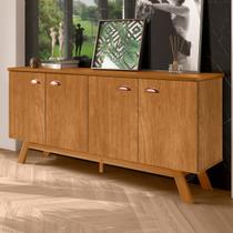 Balcão Buffet Atlanta 4 Portas Nature - Tebarrot Balcão Buffet Atlanta 4 Portas Nature - Tebarrot