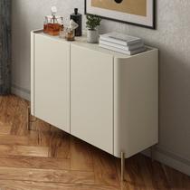 Balcão Buffet com 2 Portas 98,5cm Pés em Metal Bend Bege/Luna/Bronze Balcão Buffet com 2 Portas 98,5cm Pés em Metal Bend Bege/Luna/Bronze