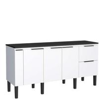 Balcão Buffet Cozinha Sala de Jantar com Tampo 180cm Cisne Cozimax Branco Balcão Buffet Cozinha Sala de Jantar com Tampo 180cm Cisne Cozimax Branco