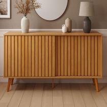 Balcão Buffet Duna 2 Portas Ripado Nature - Tebarrot