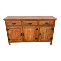 Balcão Buffet em Madeira de Demolição 1,50m Sudeste Rústico Balcão Buffet em Madeira de Demolição 1,50m Sudeste Rústico