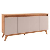 Balcão Buffet Flip 4 Portas Off White - Viero Moveis Balcão Buffet Flip 4 Portas Off White - Viero Moveis
