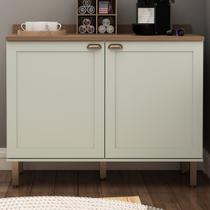 Balcão Buffet Iluminata 2 Portas 100% Mdf Verde Mint - Genialflex Balcão Buffet Iluminata 2 Portas 100% Mdf Verde Mint - Genialflex