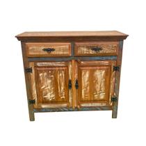 Balcão Buffet Madeira de Demolição 2 Portas 2 Gavetas 1,00m Sudeste Rústico